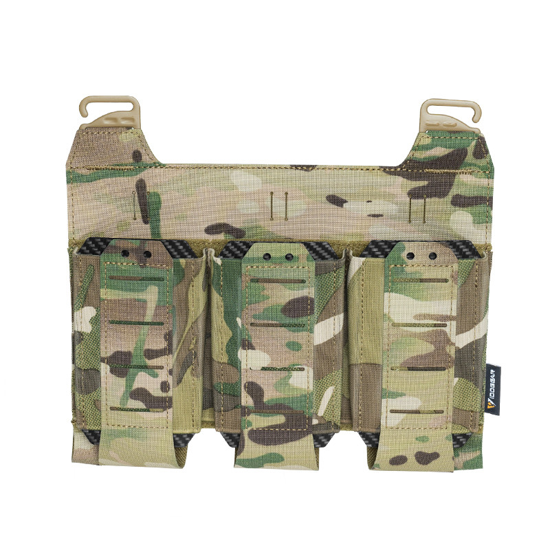 IDOGEAR Tactical 556 Triple Mag Pouch with G-hook Buckle Multifunctional Elastic Hook Style 35134