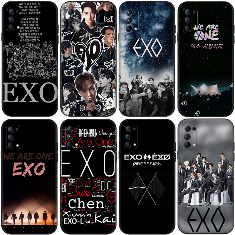สําหรับ OPPO A5i Pro A5 A5X ความเข้ากันได้เคสโทรศัพท์ TPU ฝาครอบป้องกันแบบนุ่ม AS1 EXO boy group