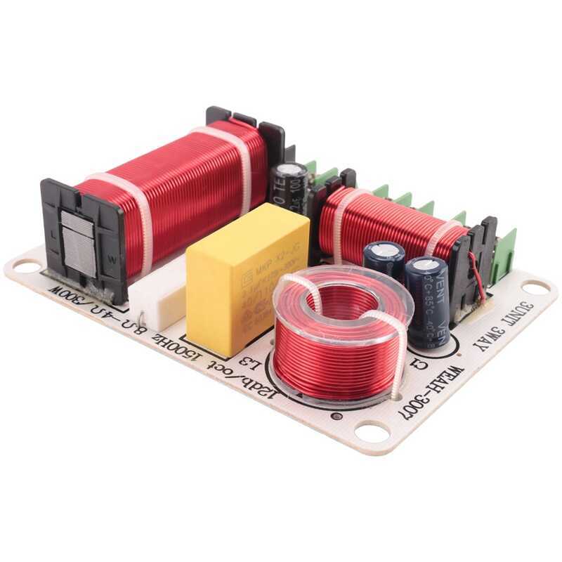 C [Pure ]3 Way Speaker Frequency Divider 300W Hifi Crossover Filter Frequency Distributor For DIY H