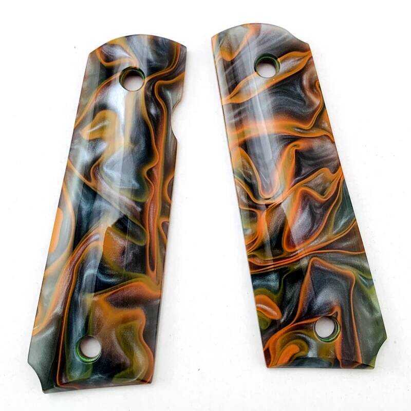 1pair 1911 Grips Acrylic Handle Patch Custom Non-slip Scales Patches For CNC 1911 Handle Grips