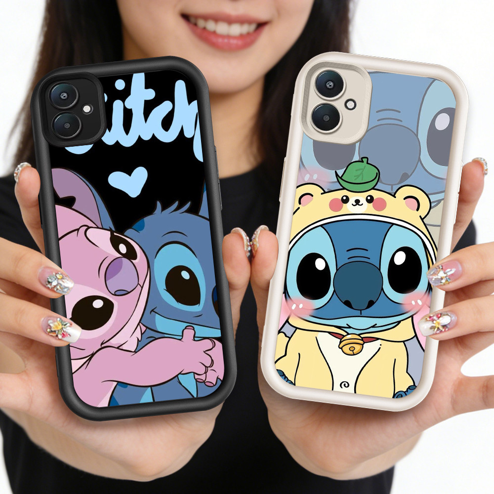 HP O-48 Stitch เคสโทรศัพท์ซิลิโคนสําหรับ Xiaomi Redmi หมายเหตุ 13C A2 6A 9A 7 K60 9T A1 Ultra Pro