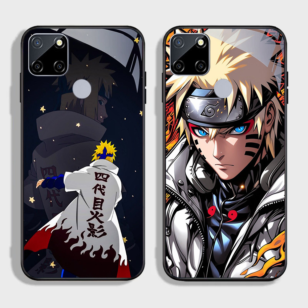 FB-49 Uzumaki Naruto HD แก้วกรณีปลอก Kaca สําหรับ OPPO Reno A3i A12E A5 A3S A7 F27 12F A40 13F A3X