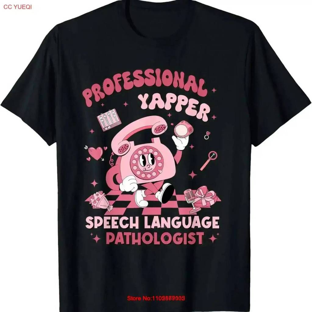 พูดภาษา Pathlogist Retro Slp Professional Yapper T เสื้อ vintage ล้างสไตล์ homme designer เสื้อผ้าแฟ