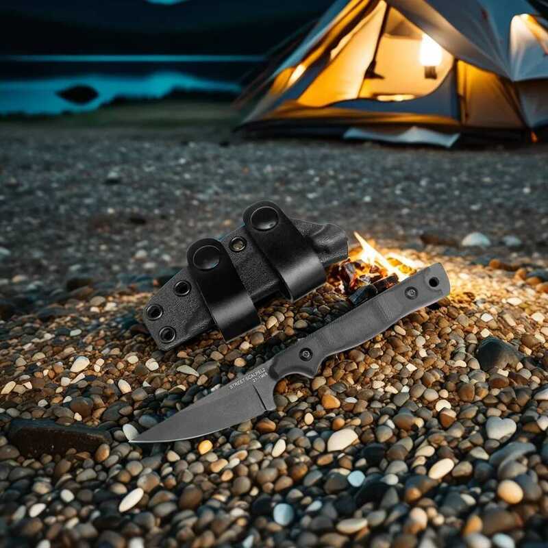 C Fixed Blade Knife Hunting Tactical Knife With Sheath Portable Neck Knife Outdoor Hiking Adventure