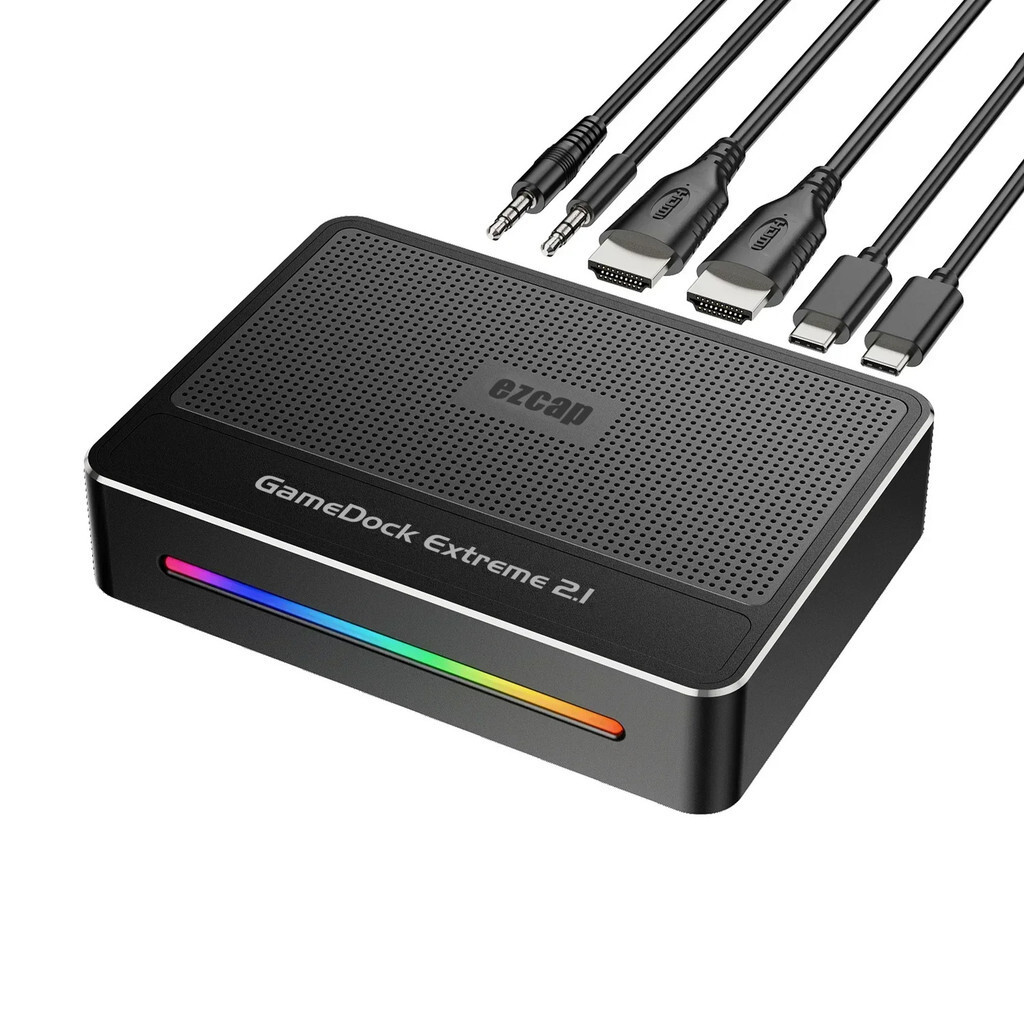 USB 3.2 Type C การ์ดจับภาพวิดีโอ 8Kp60 1080p240 HDR VRR อินพุต HDMI Loop, 4k 60hz 1080p @ 240fps สํา