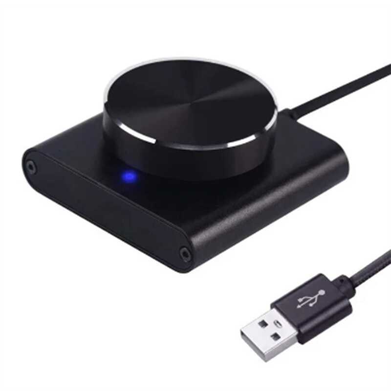 C USB Volume Control Lossless PC Computer Speaker Volume Controller Knob Adjuster Digital Control W
