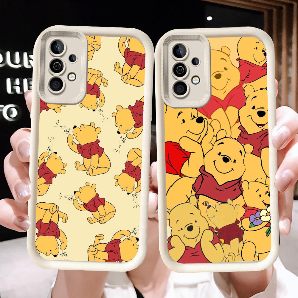 N-59 Winnie the Pooh Soft Casing สําหรับ Samsung A55 S21 S25 Ultra M15 S24 FE 5G