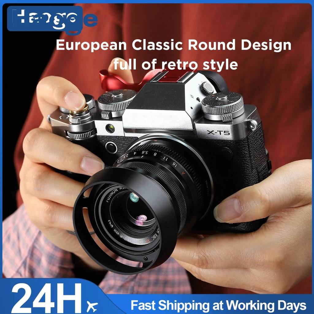 Haoge LH-FJ35 รอบเลนส์สําหรับ Fujifilm Fuji XF 35 มม.F2,XF 23 มม.f2 R WR,XC 35 มม.F2 เลนส์สีดํา LH-X