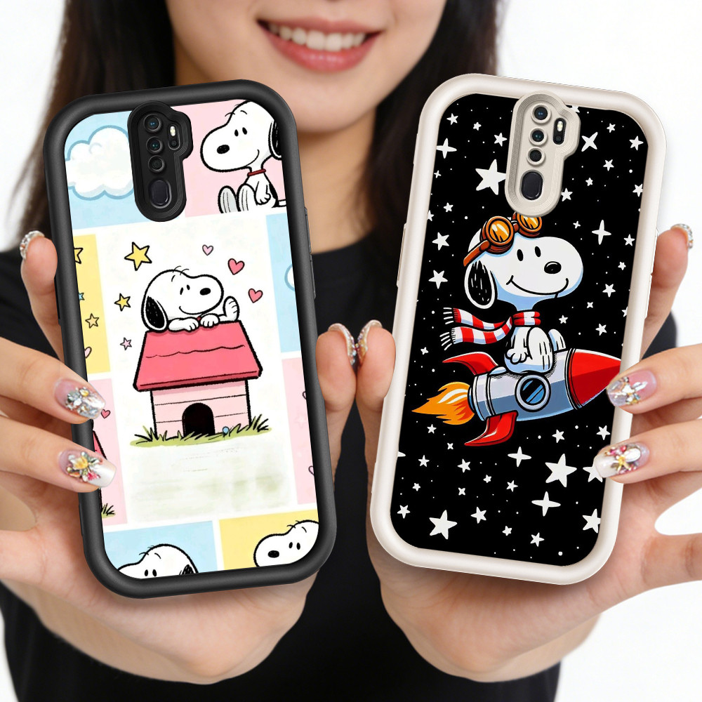 HP O-43 Snoopy เคสโทรศัพท์ซิลิโคนสําหรับ OPPO Reno 2F 2Z F11 A9 8T A5 2020 Pro 5G