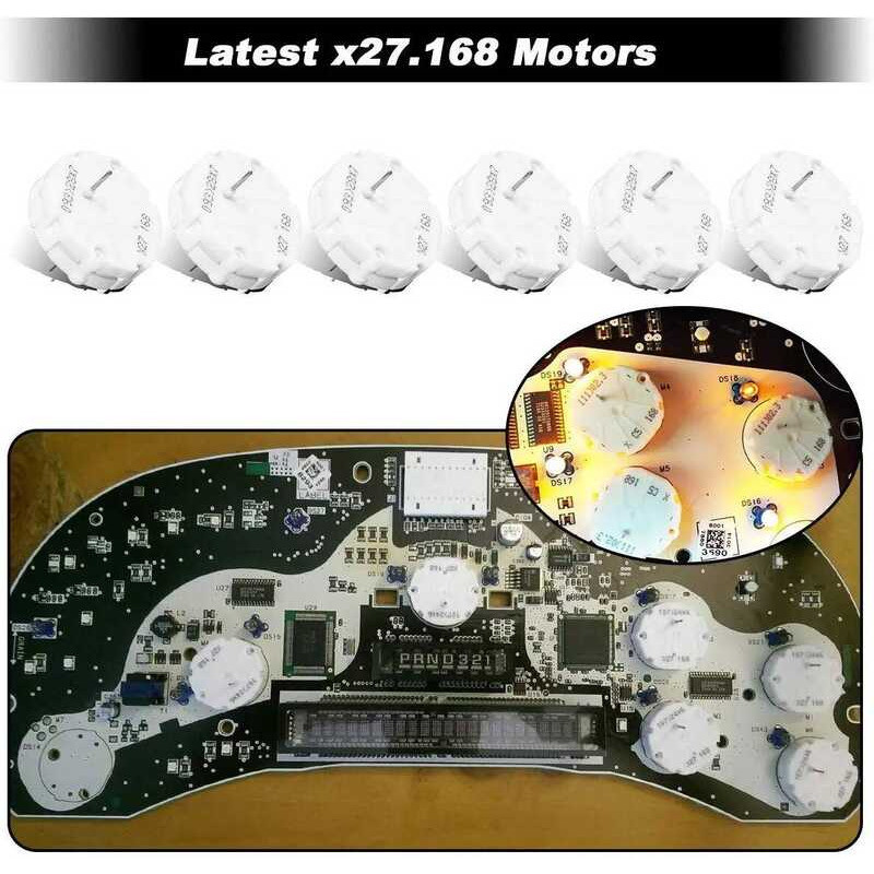 x27.168 6pcs/lot Stepper Motor Instrument for GM GMC Cars Trucks same XC5 X15 X25 x27 168 Clust