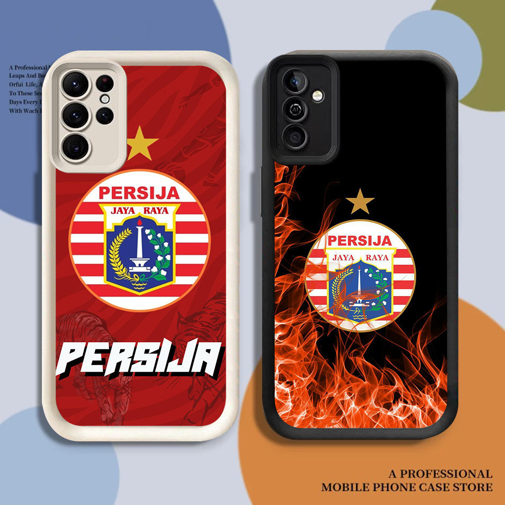 SOFTCASE เคสสําหรับ Samsung A56 M12 A26 A17 M11 S25 A07 A36 Ultra 5G FB-34 Persija JAYA