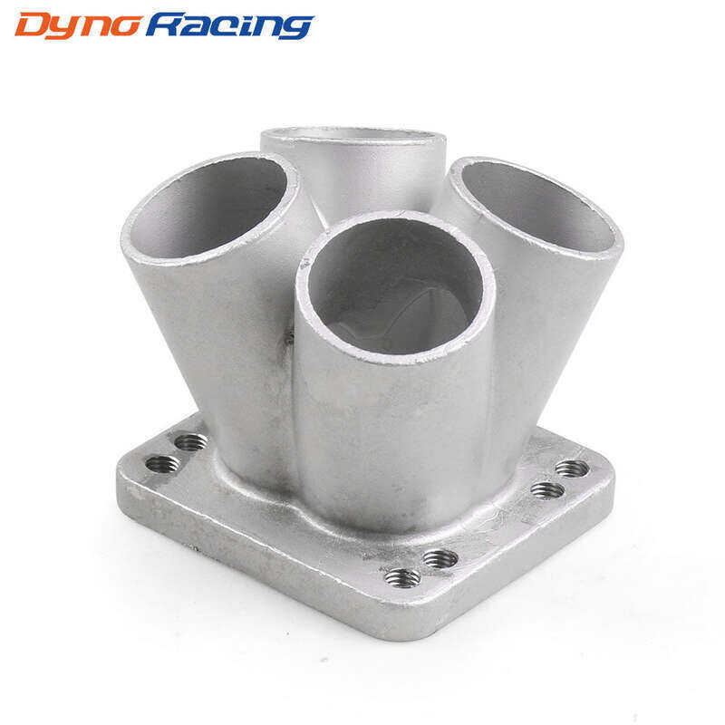 New Cast Stainless Steel 4-1 Turbo header manifold Merge collector T4 With T3 Flange Auto Pro Zone