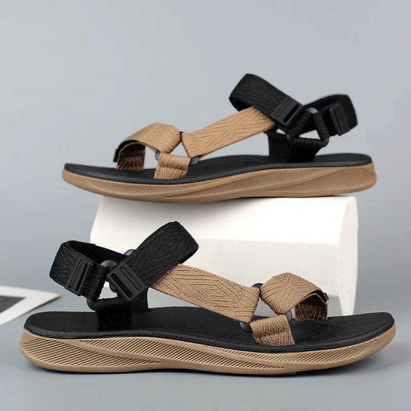 C Men's Sandals Summer Outdoor Walking Wadable Man Port Yoga Mat Gladiator Open Beach Slippers Anti