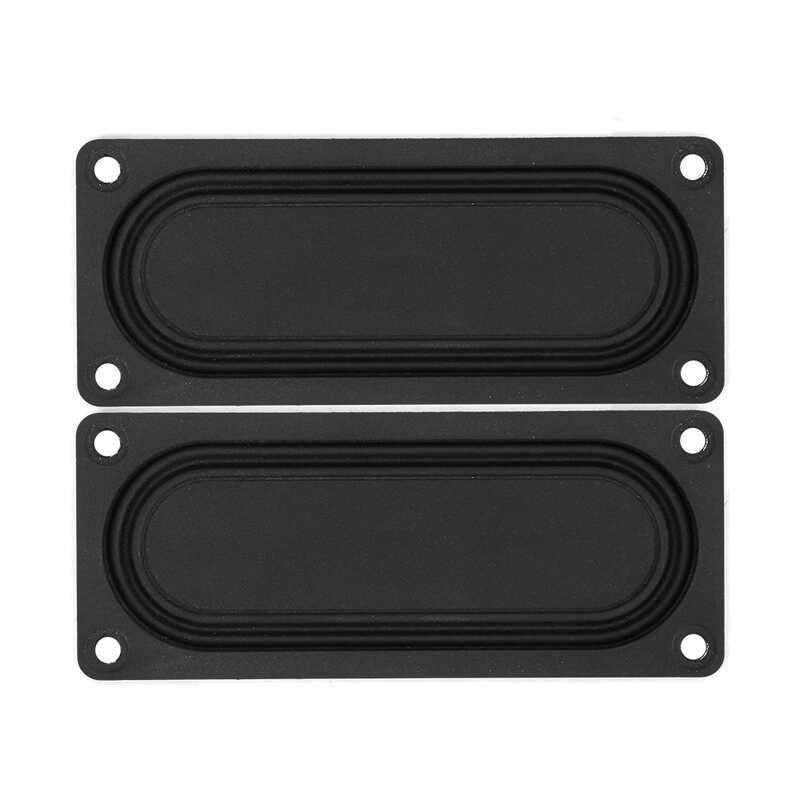 C [Big-Discount] Aiyima 2Pcs Audio Bass Diaphragm Passive Radiator Speaker Repair Parts 85X35mm Diy