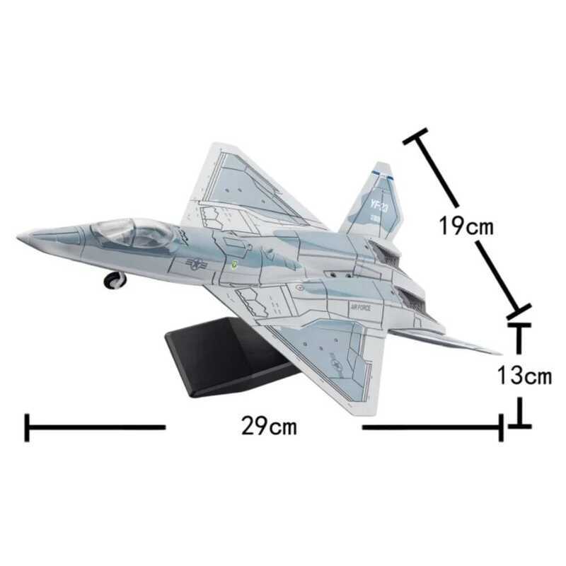 C 1:72 Yf-23 Building Bloc Creative Military Series Single Seat Dual Engine Pav-1 Stealth Fighter M