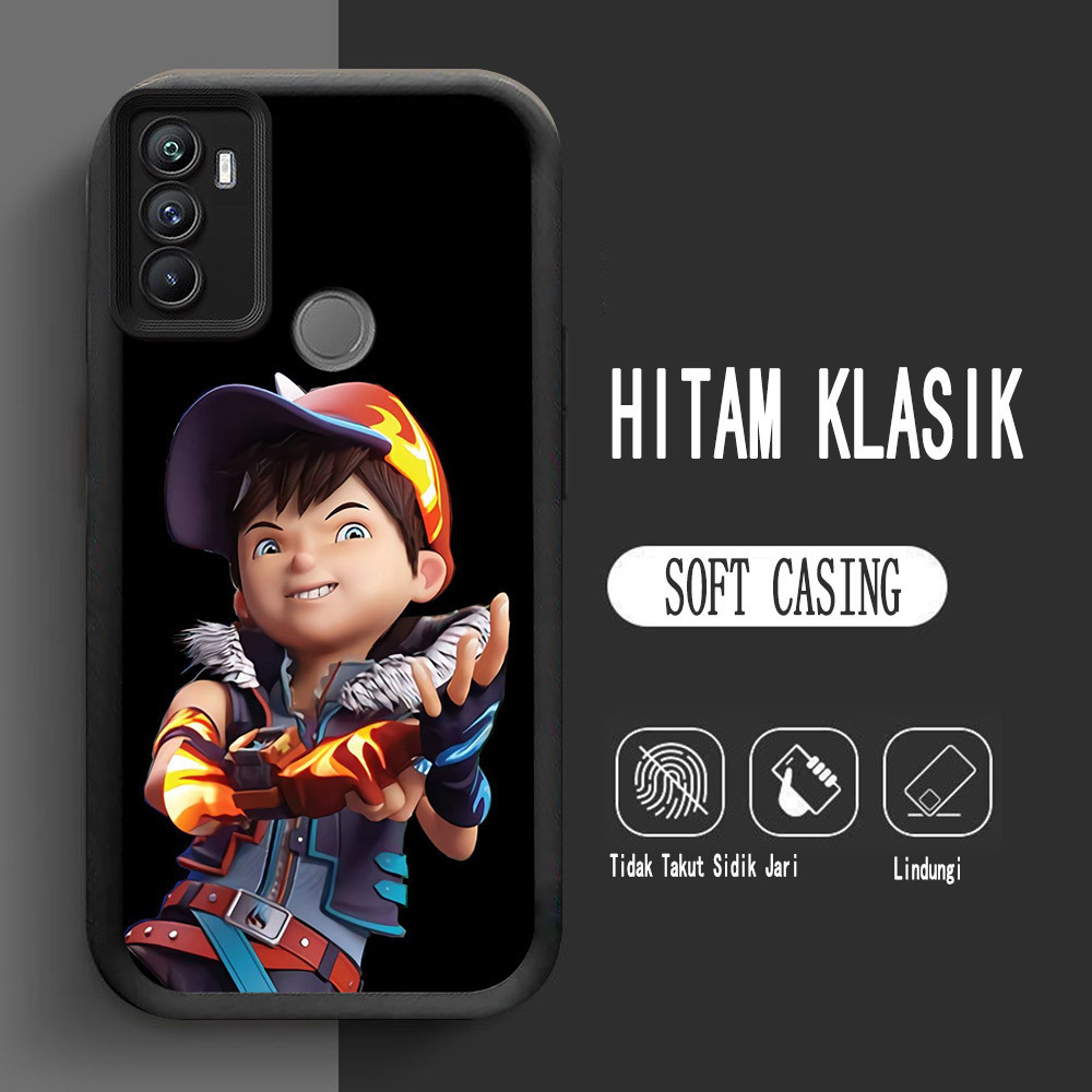 Y-23 ปลอกซิลิโคน Boboiboy น่ารักสําหรับเคส OPPO A53S A53 A33 2020