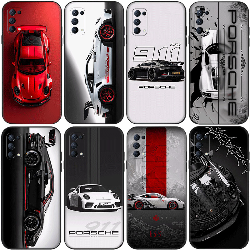 สําหรับ OPPO R9 F1 Plus R9S Reno 2 2Z 2F 3 4 Pro 5 5F Lite 5K TPU เคสโทรศัพท์นุ่มฝาครอบป้องกันรถสปอร