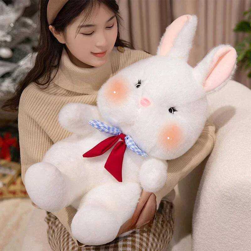C 30/45/55Cm Cute B Plush Toy Seeping Pillow Rabbit Animal Doll To Give Children Christmas Birthday