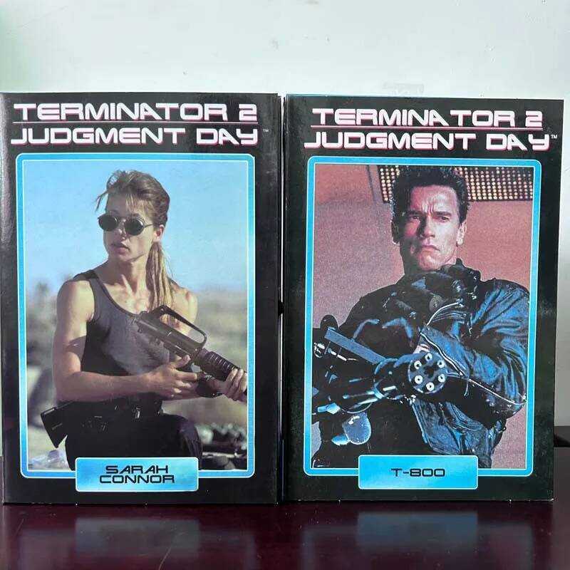 C NECA Terminator 2 Judgment Day T-800 Sarah Connor Arnold Schwarzener Action Figure Model Toys Col