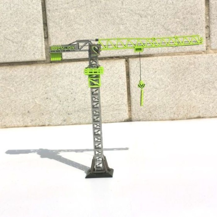 ZOOMLION ZOOMLION 1: 160 T7020-12 Tower Crane Tower แขวนโลหะผสมขนาดเล็กรุ่น