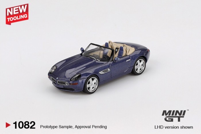 [สต๊อกพร้อม] MINIGT 1: 64 BMW BMW Z8 Alpina Alpina Alloy Car Model 1082