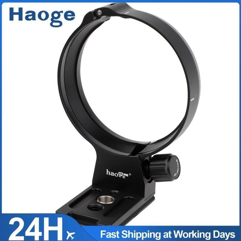 Haoge LMR-RF150 เลนส์ขาตั้งกล้องสําหรับ Canon RF100-500 มม.F4.5-7.1 L IS USM เลนส์ฐาน Canon RF-Mount