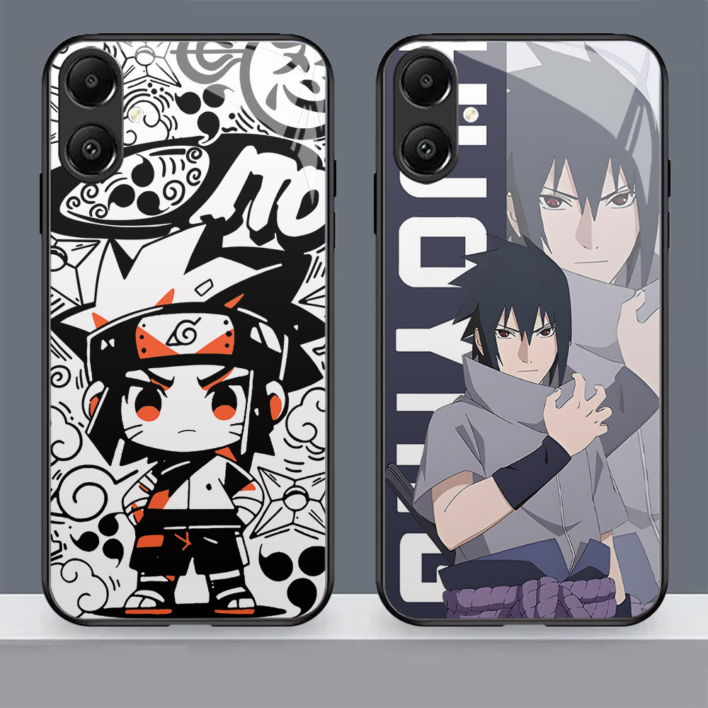 N-78 NARUTO Uchiha Sasuke HD แก้วสําหรับ Samsung Galaxy A06 M04 A05 A04e A03 Core A04 F04 5G กรณี