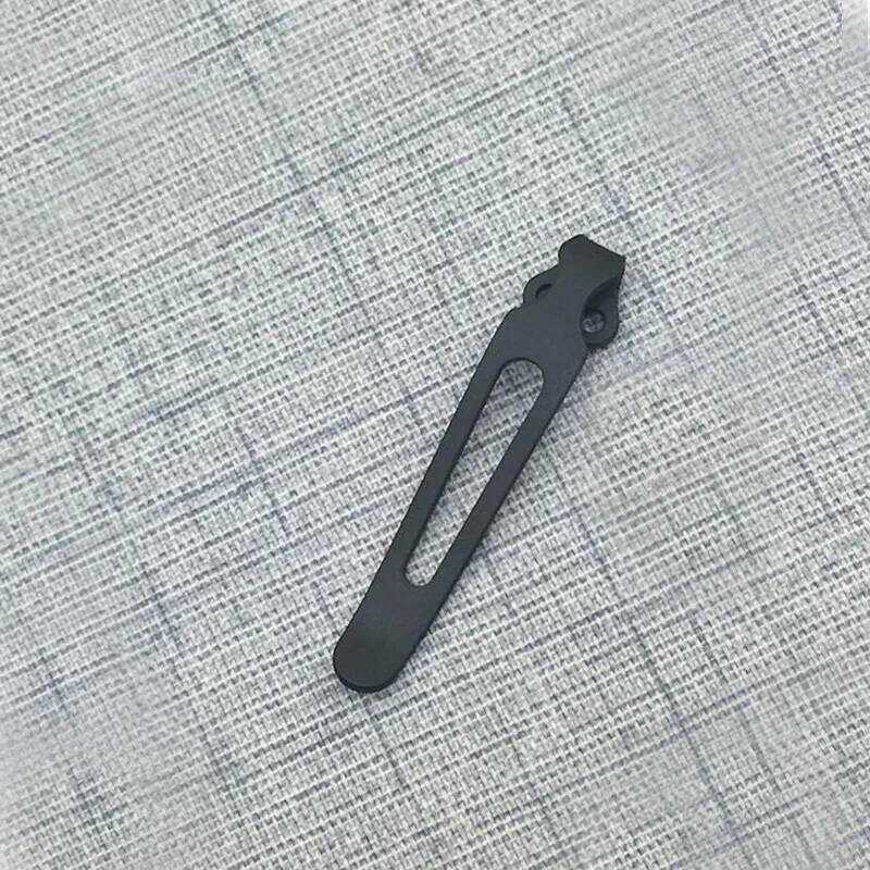 1piece Titanium Pocket Knife Clip Waist Clip for ZT 0350 / 0460 Folding Knife Lightweight Pocket Ba
