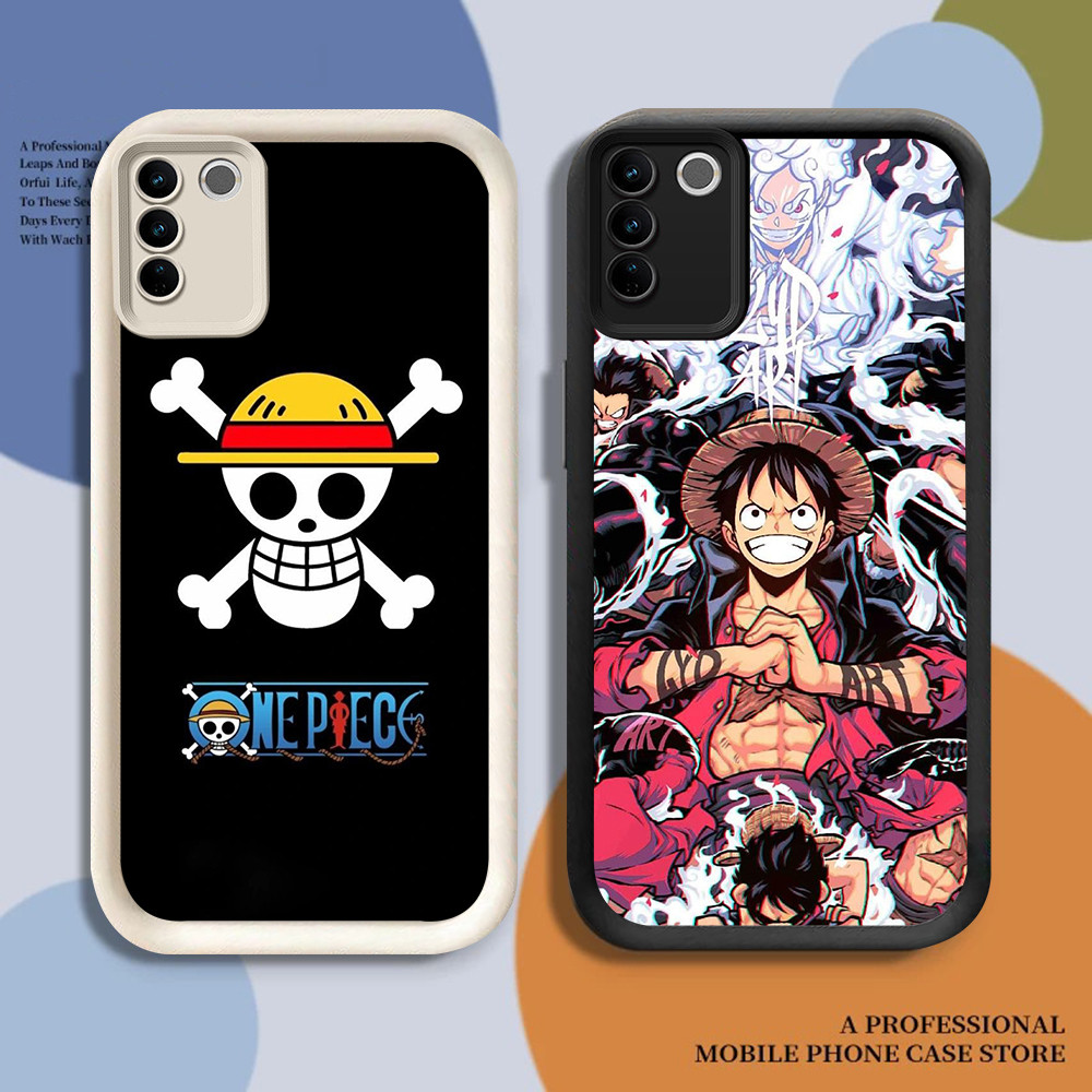 HP เคสโทรศัพท์สําหรับ VIVO IQOO V29E Z9X Z9 V15 S1 V20 Pro 5G FB-30 One Piece Monkey D Luffy