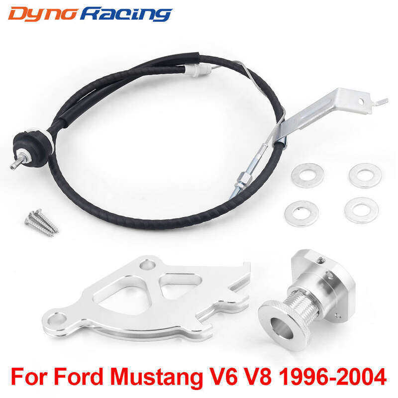 Cable & Firewall Adjuster Triple Hook คลัทช์ Quadrant Kit Ford Mustang 96-04 สําหรับรถรถบรรทุก Tunin