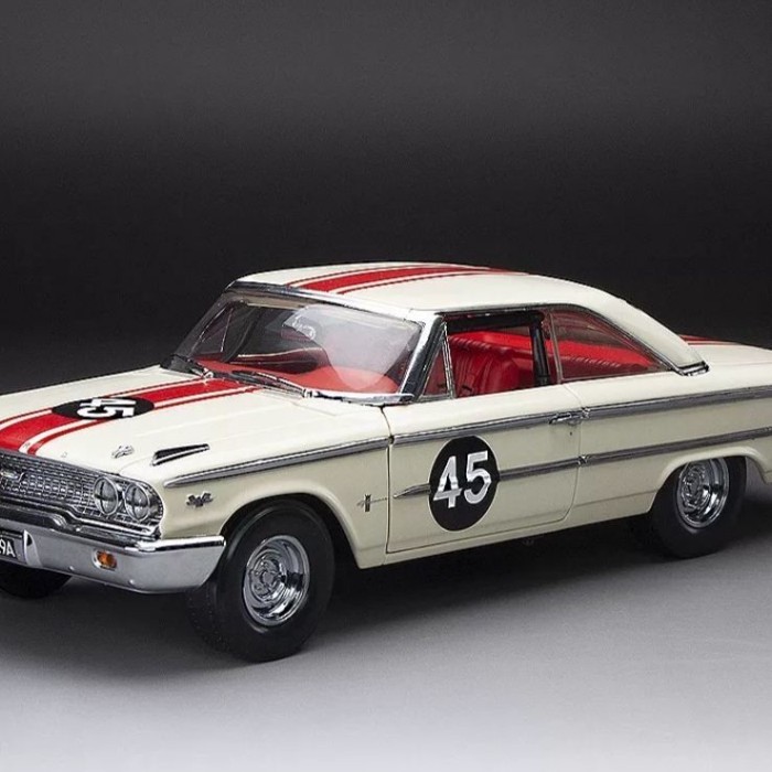 โมเดลรถ SunStar SunStar 1/18 โลหะผสม 1963 Ford 500 Galaxy racing45 #