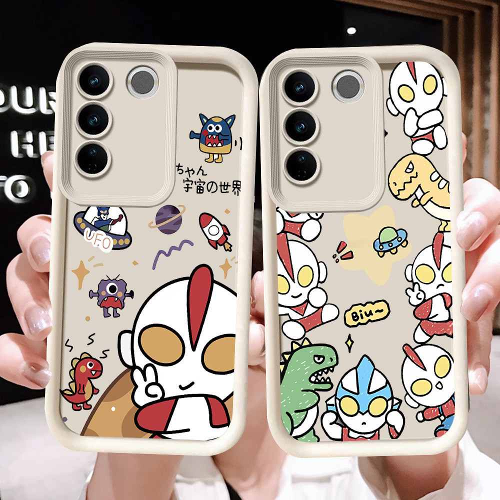 N-15 Ultraman Soft Casing สําหรับ VIVO Y81 V29E Y100 V29 Pro Y81s