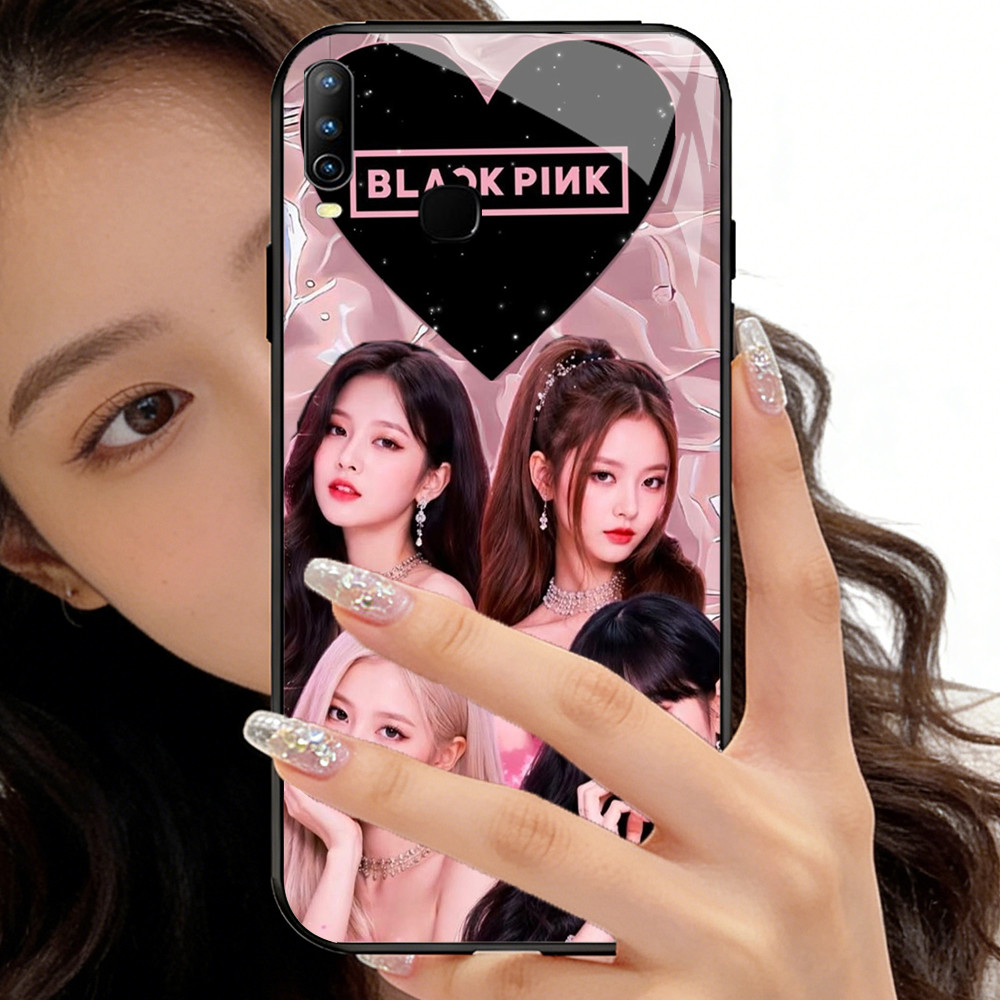 O-6 BLACKPINK กระจกนิรภัยเคสโทรศัพท์ VIVO Y89 Y91 Y11 Y17 X23 Y91C Y95 Y15 Y12 Y85 Y93 2019 Y19 V9