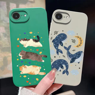 มาใหม่ล่าสุดสําหรับ iPhone 17E 16E กรณีที่สวยงาม Vintage ดอกไม้ป้องกันซิลิโคนเหลวอ่อนสําหรับ iPhone17E iPhone16E Ultrathin ปกหลัง Shell Capa