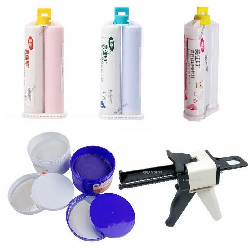 C Dental Silicone Impression Material Putty Light Heavy Medium Bite Registration Artificial Gingiva