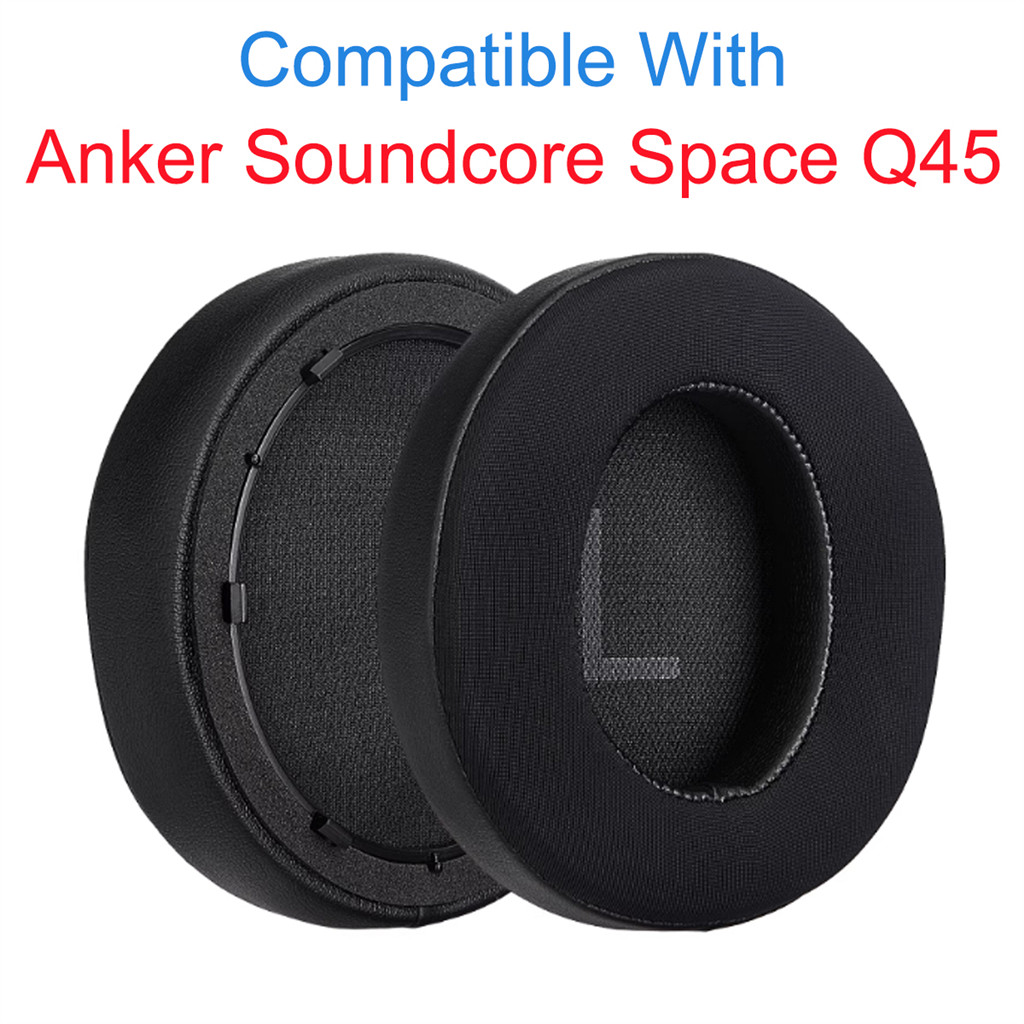 Cooling Gel เปลี่ยนแผ่นรองหูฟังสําหรับ Anker Soundcore Space Q45 หูฟัง Earpad เบาะฟองน้ําชุดหูฟัง Ea
