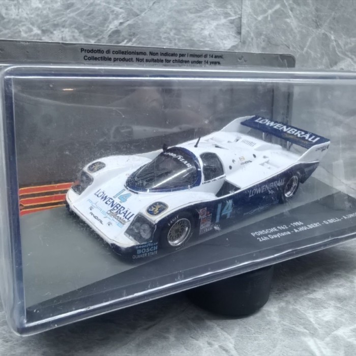 IXO 1/43 PORSCHE 962 1986 24H #14 โมเดลแข่งปอร์เช่อัลลอย