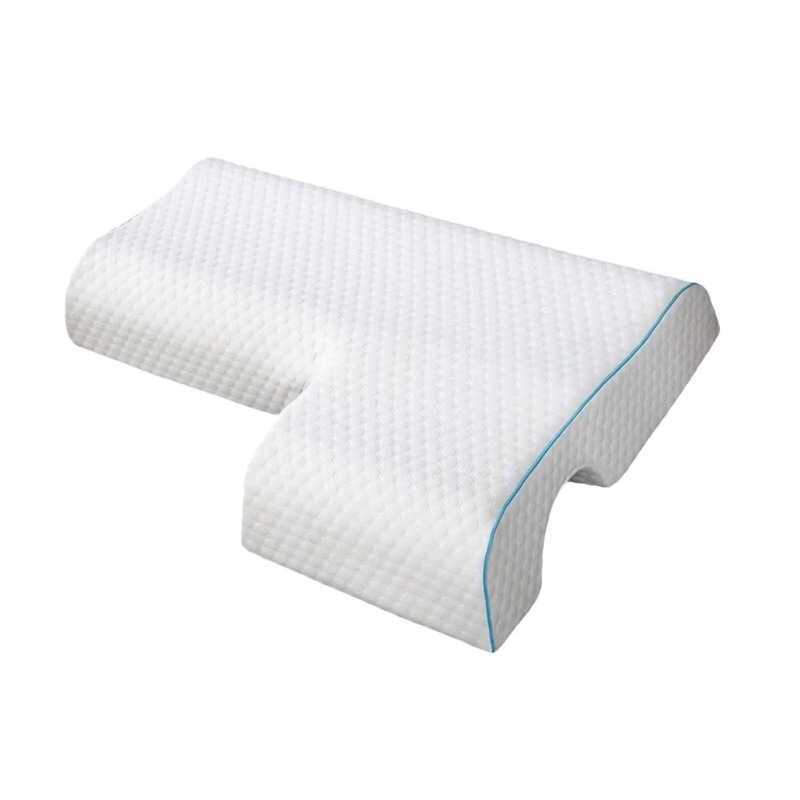 C Couples Merging Pillow Ergonomic Neck Port Side Sleeper Pillow With Armhole For Arm Rest Hotel Ho