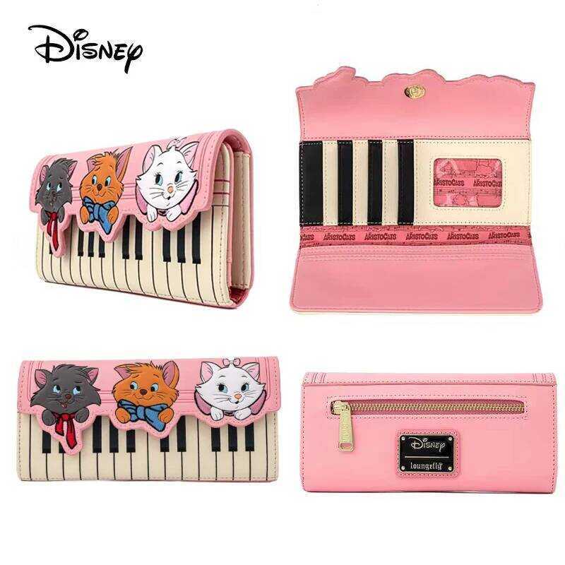 C Wallet Loungefly Duchess Collection Land Embroidery Wallet Card Storage Coin Purse Fashion Girls