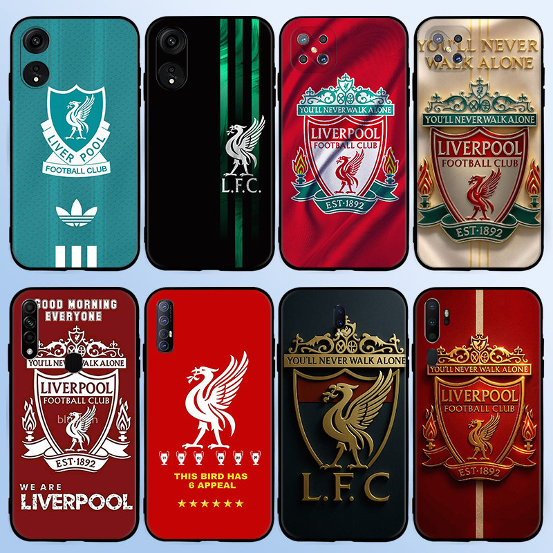 สําหรับ OPPO Reno 8T 7 lite 7z 5G 6 4G 11F 12F 12FS 12 Liverpool Football Club TPU ซิลิโคนอ่อนนุ่มสี