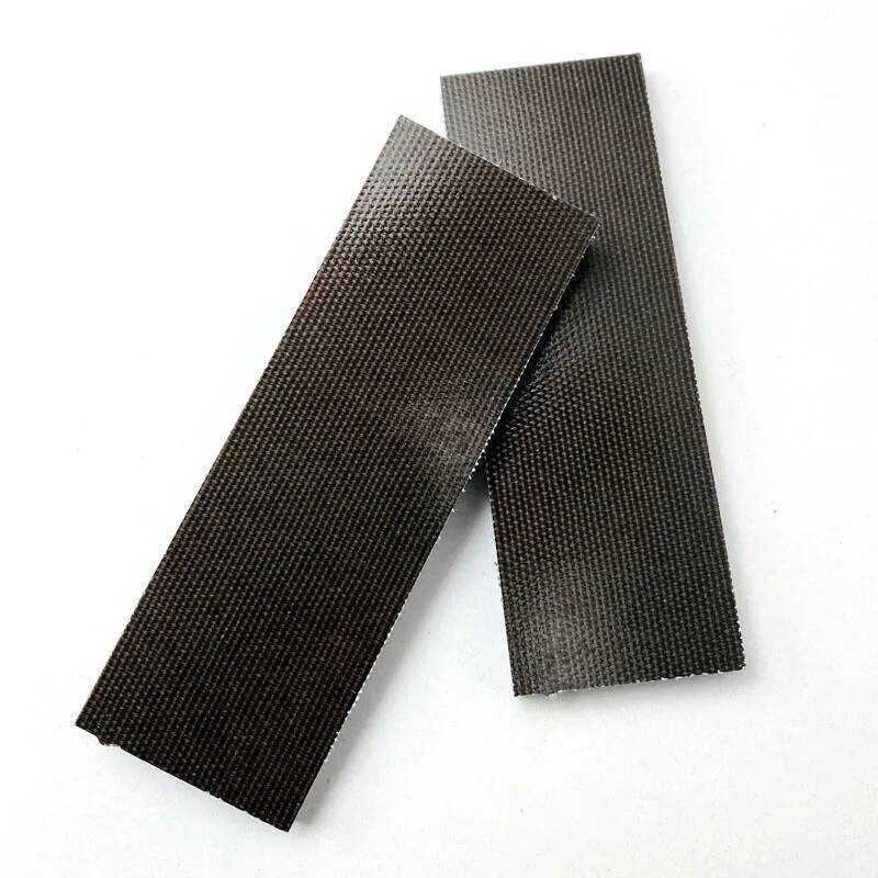 2pieces Flax Micarta Template Board for Diy Knife Handle Making Material Flax Canvas Texture for DI