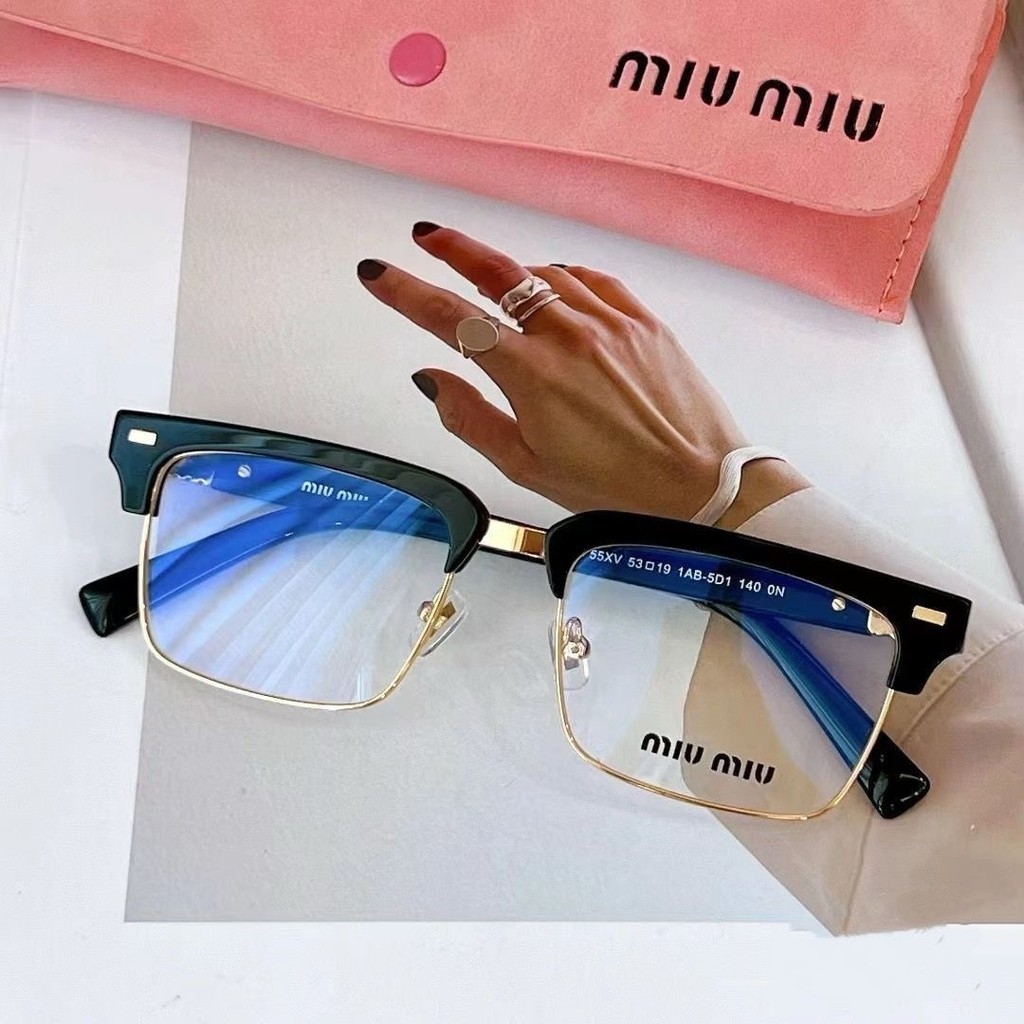 10z แว่นตาสําหรับสายตาสั้นกรอบแว่นตา Unisex ครึ่งกรอบสายตาเอียง Blue Light Blocking