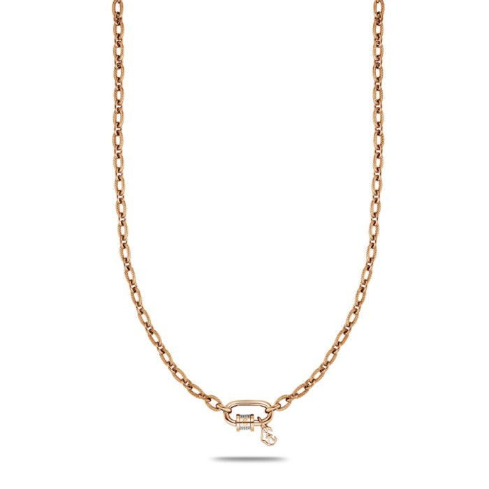 CHARRIOL สร้อยคอ 08-102-1139-29 Rose Gold PVD FOREVER LOCK Necklace