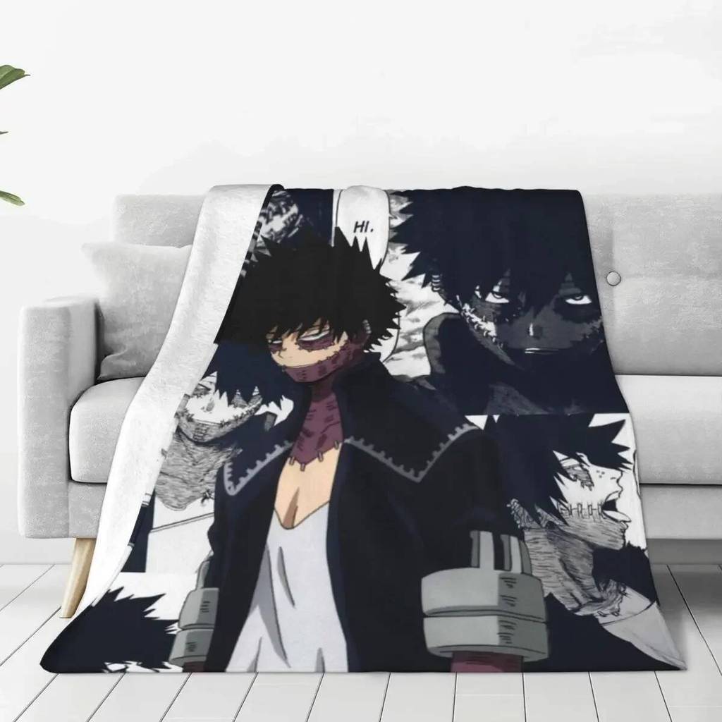 อะนิเมะกํามะหยี่โยนผ้าห่ม My Hero Academia Hone Nuki Juzo ผ้าห่มสําหรับโซฟารถ Super Soft พรมเตียง