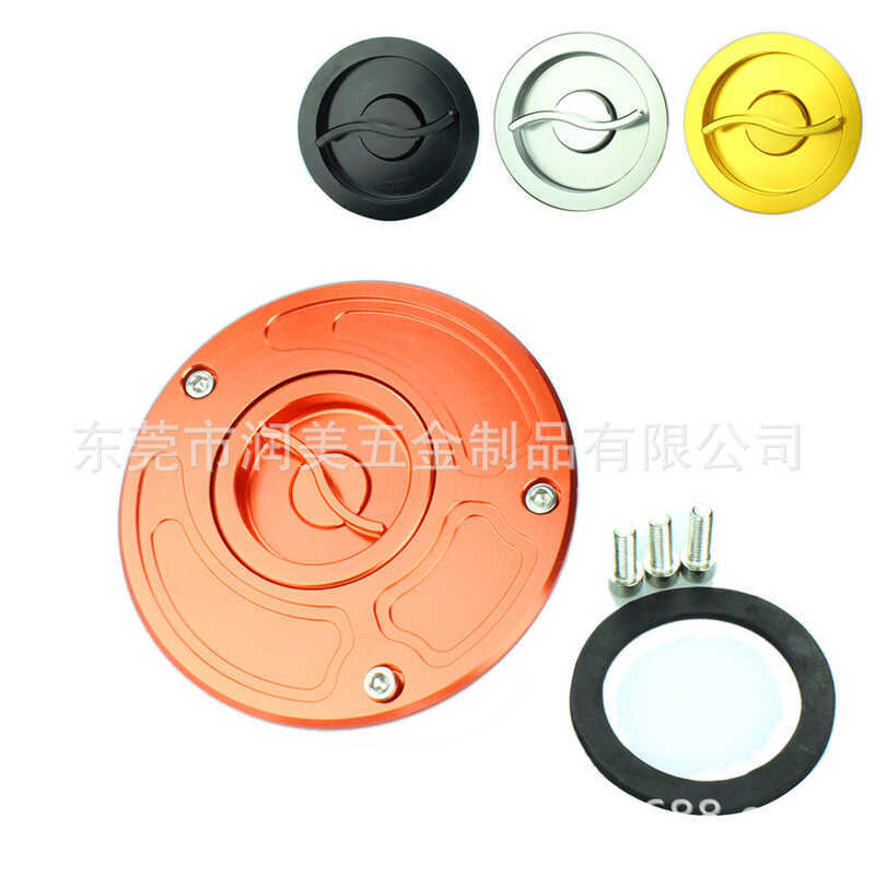 KAWASAKI KAWASAKI NINJA 250/EX250/GPZ250 ฝาครอบถังน้ํามันรถจักรยานยนต์ CNC ฝาครอบถังน้ํามัน