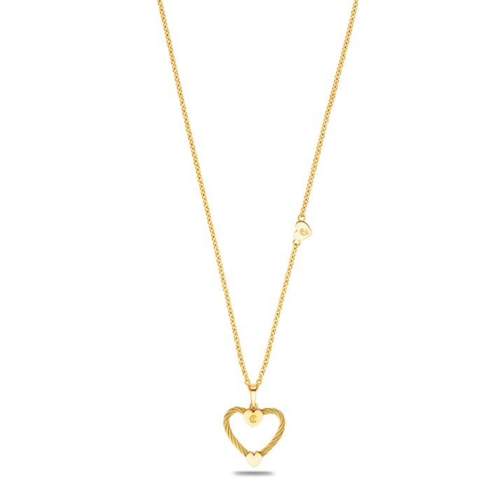 CHARRIOL สร้อยคอ 08-404-1271-0 Necklace - Steel Yellow PVD - Passion - Steel Yellow PVD Cable - Len