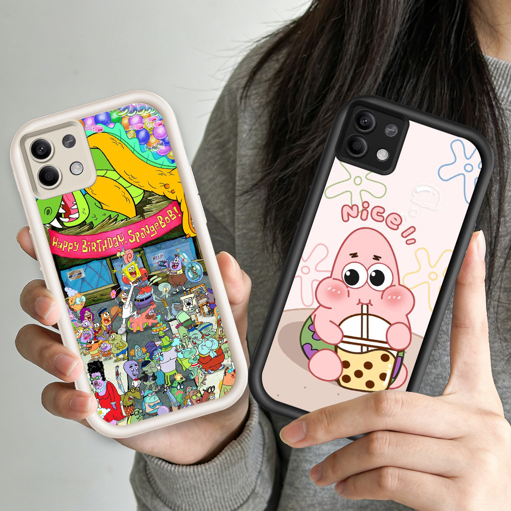HP O-46 SpongeBob เคสโทรศัพท์ซิลิโคนสําหรับ Xiaomi Poco M4 X6 M6Pro M2 15T X6NEO X7 Pro 5G
