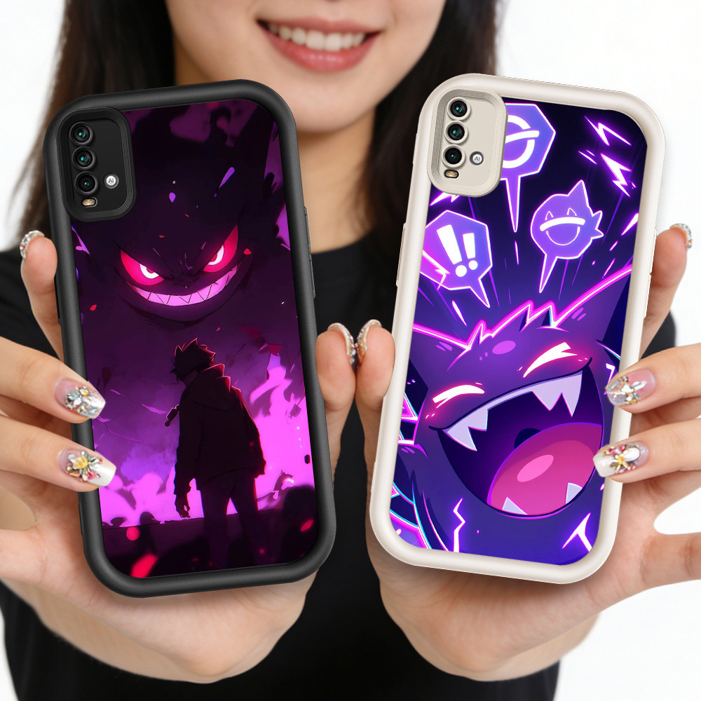 HP O-19 Gengar เคสโทรศัพท์ซิลิโคนสําหรับ Xiaomi POCO X7Pro M4 M5S Pro 5G