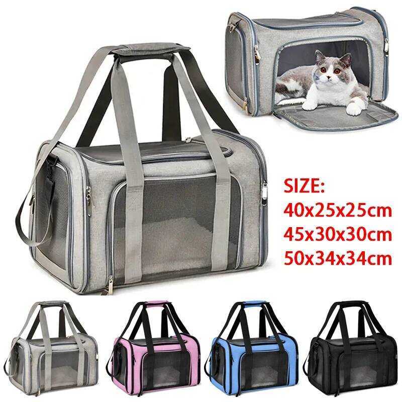 C Dog Cat Carrier Pet Puppy Travel S Breathable Mesh Small Dog Cat Outdoor Tent Carrier Outgoing