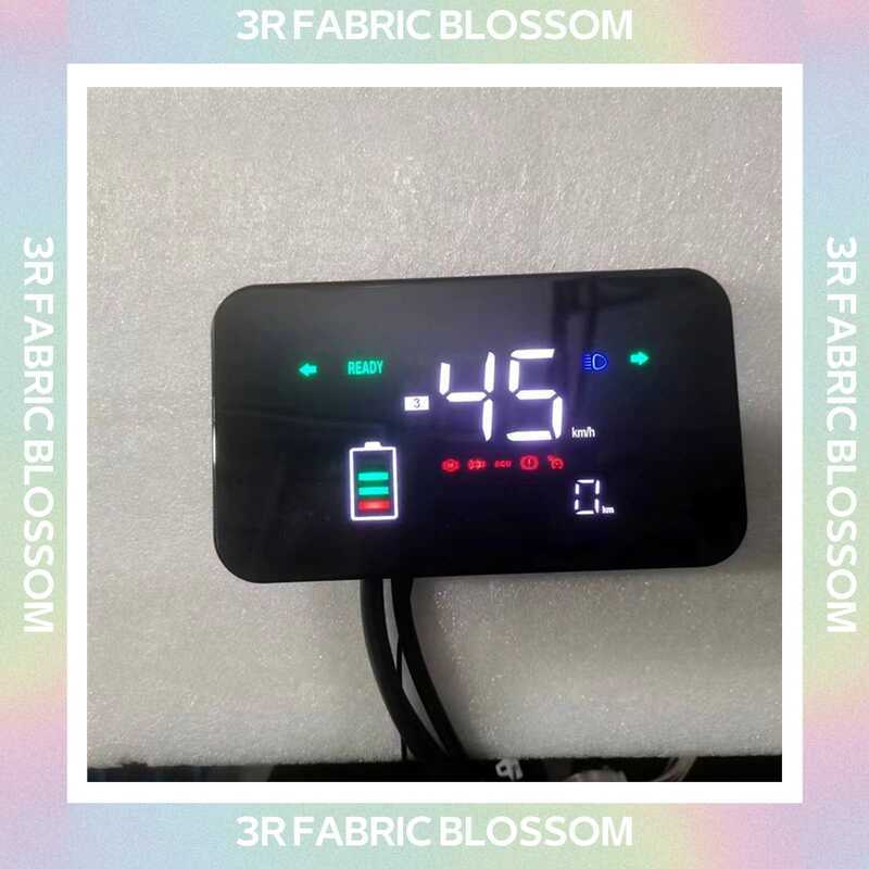 C [New-Store] 3R Fabric Blossom Ebike LCD Display Durable Motor Speedmeter Screenfor Electric Motor